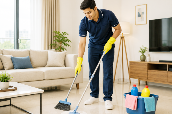 Jhadu Pochh Cleaning